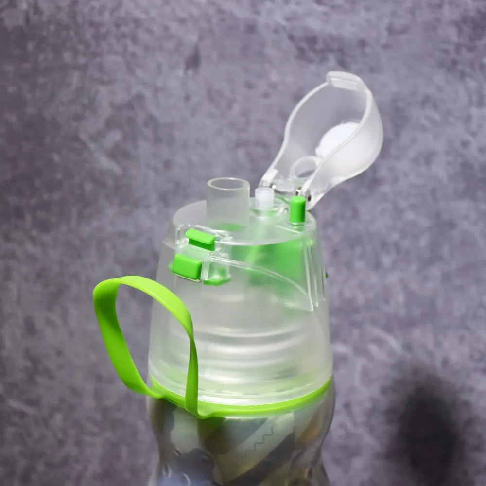 【新蓋設計】有蓋保凍噴霧安全鎖水樽 New Mist Cool Bottle 16oz