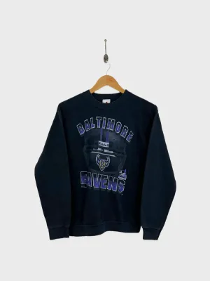 1996 Baltimore Ravens NFL USA Made Vintage Sweatshirt Size 6