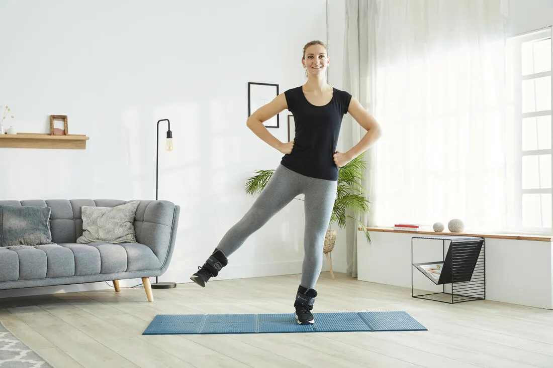 2 kg Wrist / Ankle Weights Twin-Pack - Grey