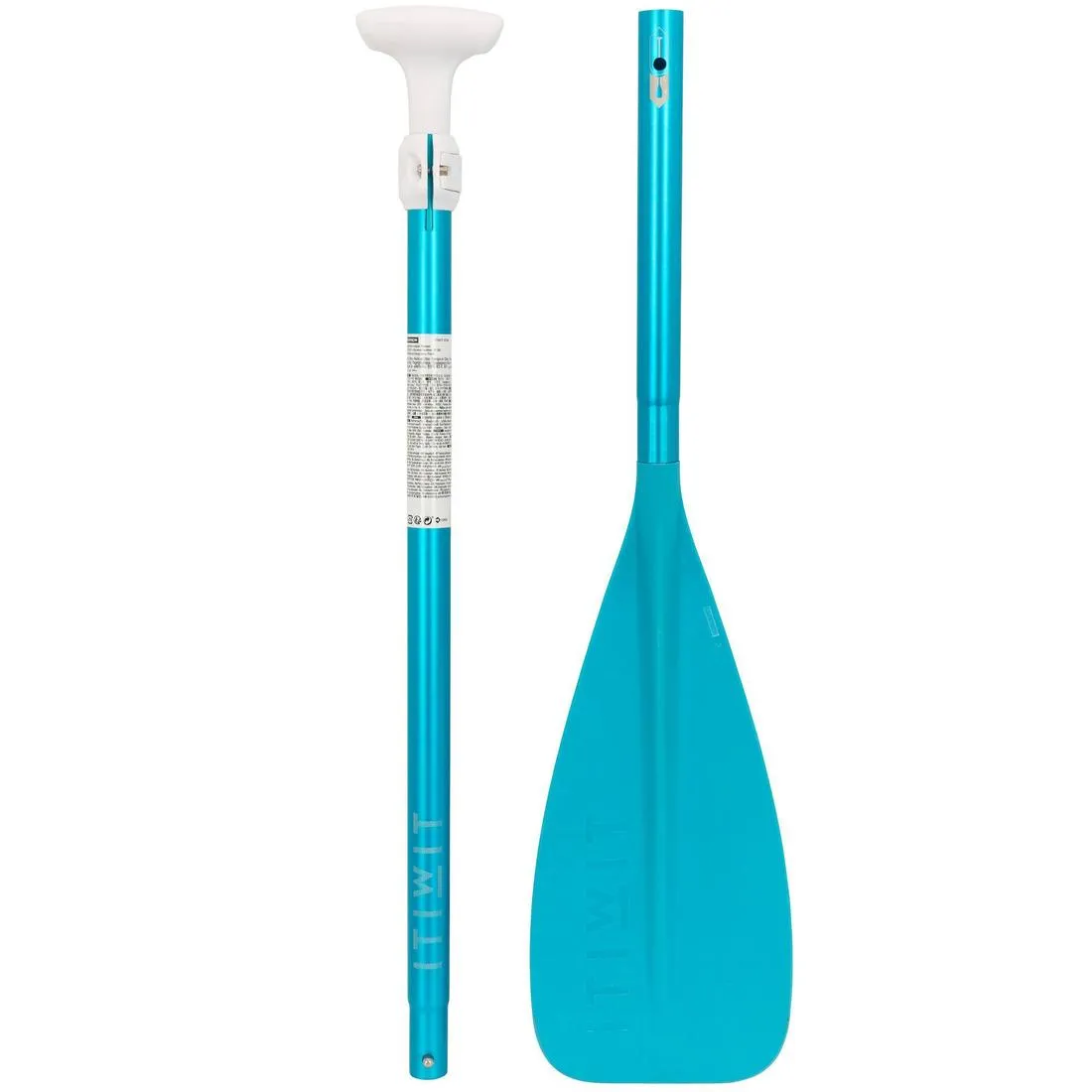 2-PART SUP PADDLE 100 COLLAPSIBLE ADJUSTABLE 140-180 CM SMALL BUILDS
