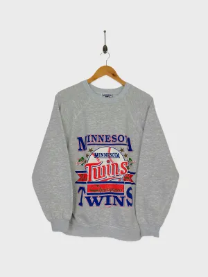 90's Minnesota Twins MLB USA Made Vintage Sweatshirt Size 12