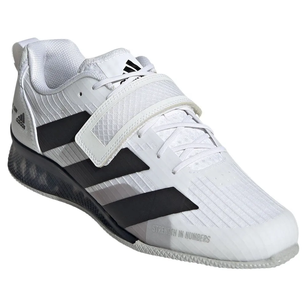 Adidas Adipower 3 Unisex Weightlifting Shoes - Chalk White/Core Black/Grey Two