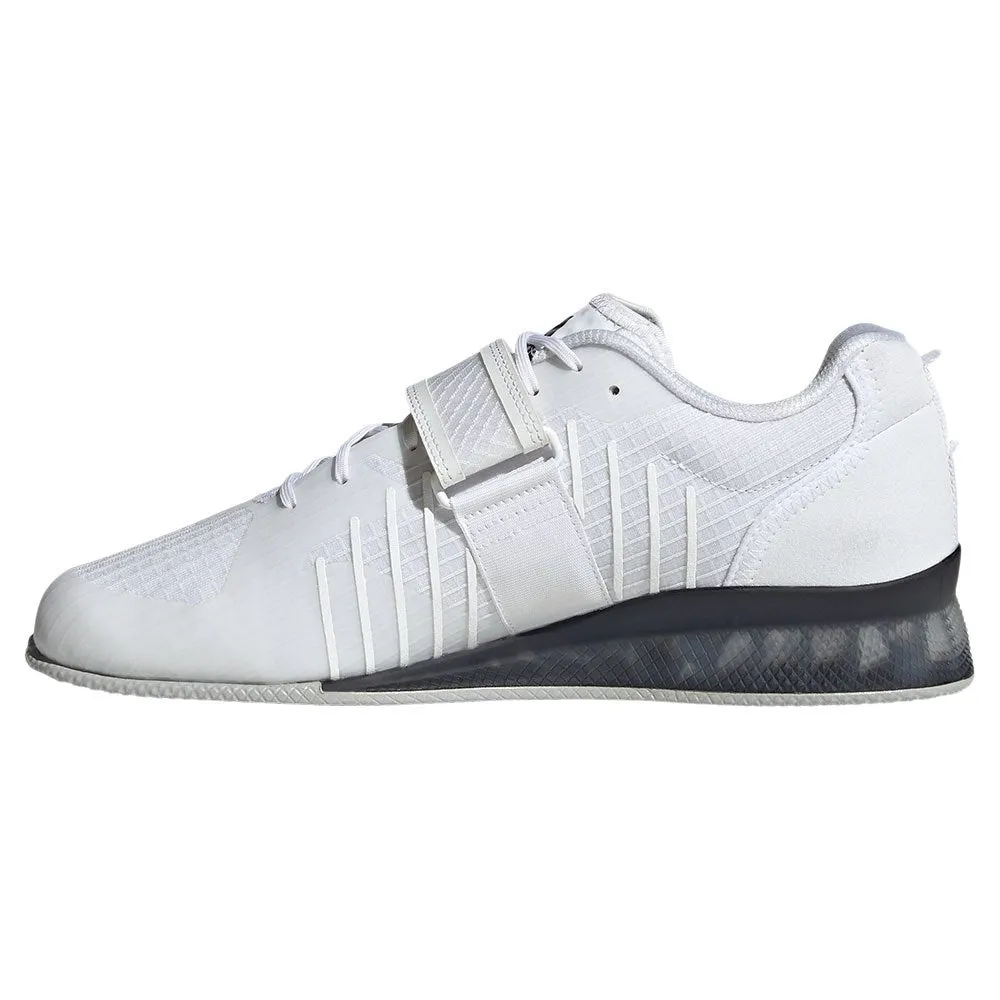 Adidas Adipower 3 Unisex Weightlifting Shoes - Chalk White/Core Black/Grey Two