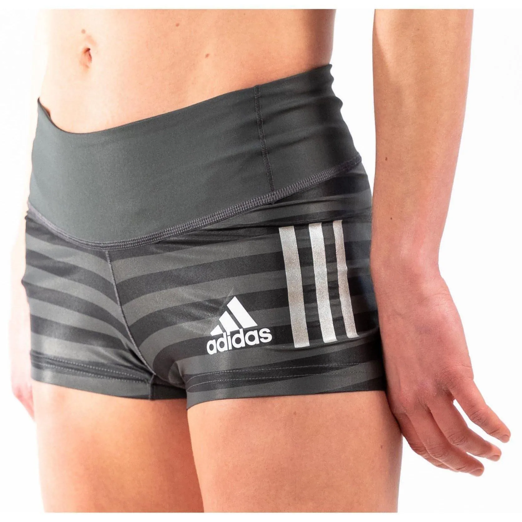 adidas Adizero Booty Womens Short Running Tights - Black