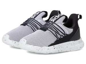 adidas Lite Racer Adapt 7.0 Sneaker, White/Black/Black, 13 US Unisex Little Kid