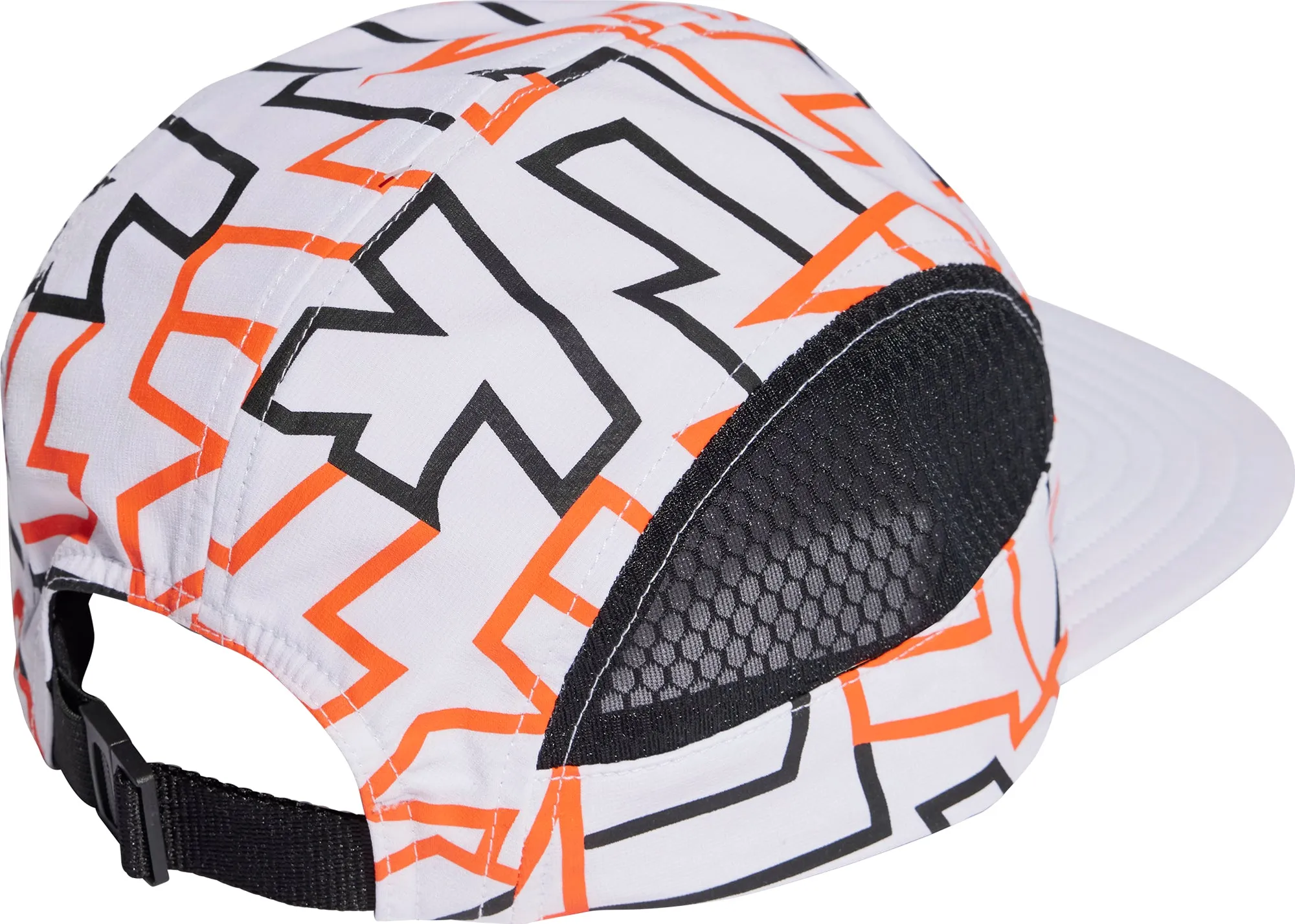 adidas Terrex HEAT.RDY 5 Panel Graphic Running Cap - White