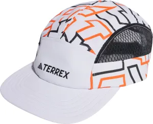 adidas Terrex HEAT.RDY 5 Panel Graphic Running Cap - White