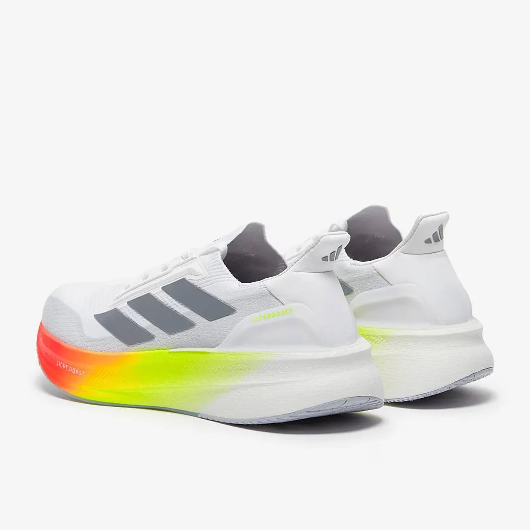 ADIDAS ULTRABOOST 5X (Mens) - White/Grey/Lucid Lemon