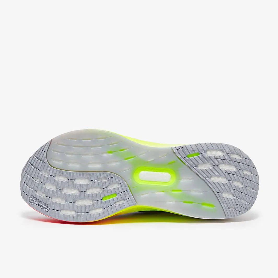 ADIDAS ULTRABOOST 5X (Mens) - White/Grey/Lucid Lemon