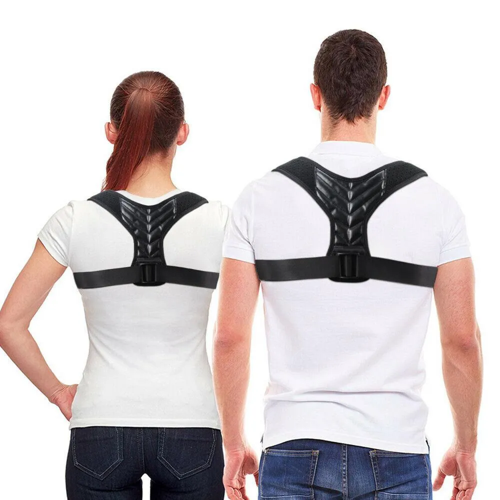 Adjustable Back Posture Corrector Wrist Brace Clavicle Spine Back