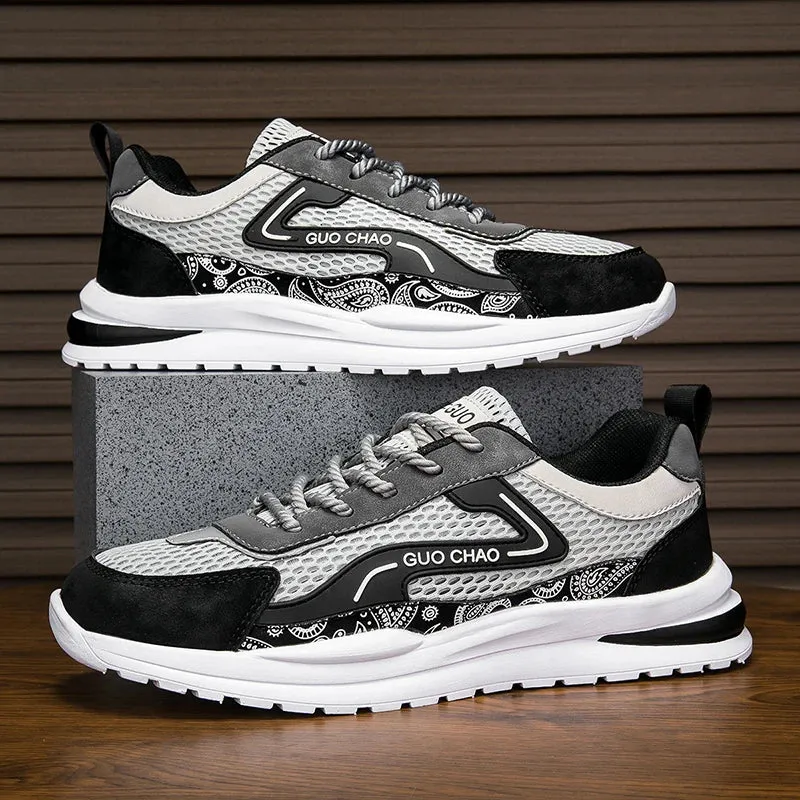 ADVBRIDGE  -  Men's Running Shoes Fashion Lightweight Breathable Casual Sports Simple Grip Shoes Fitness Tennis Couple Sports Shoes