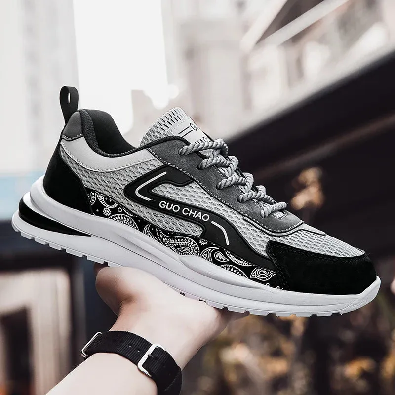ADVBRIDGE  -  Men's Running Shoes Fashion Lightweight Breathable Casual Sports Simple Grip Shoes Fitness Tennis Couple Sports Shoes