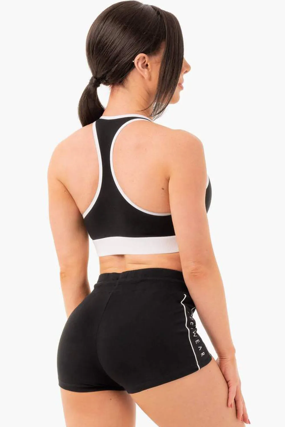 Aisthetikos signature Black Sports Bra