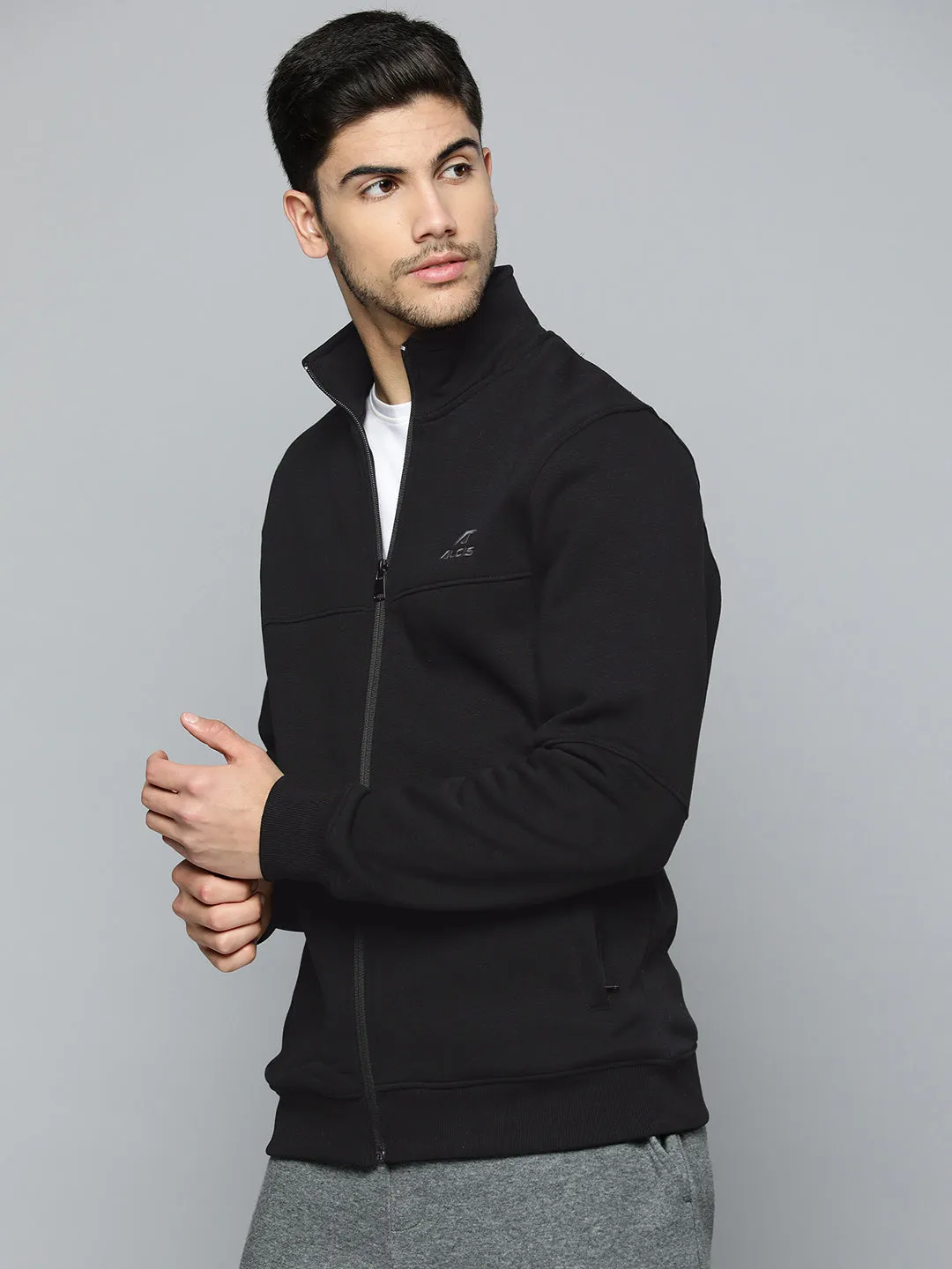 Alcis Men Running Open Front Jacket
