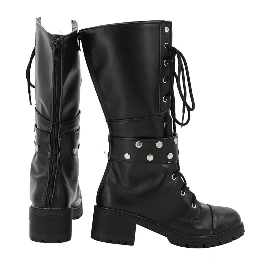 Apex WRAITH Cosplay Black Shoes Boots Halloween Costumes