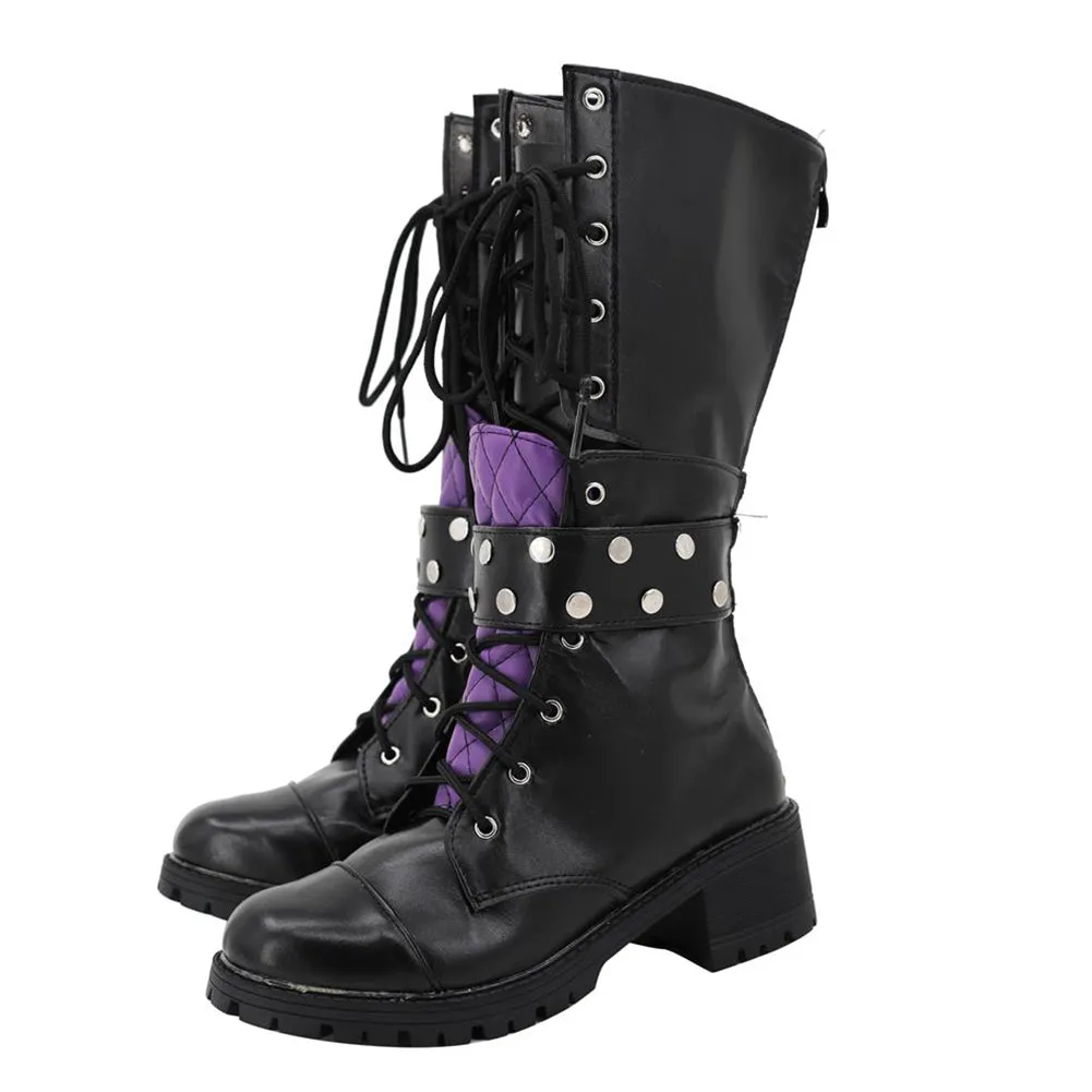 Apex WRAITH Cosplay Black Shoes Boots Halloween Costumes