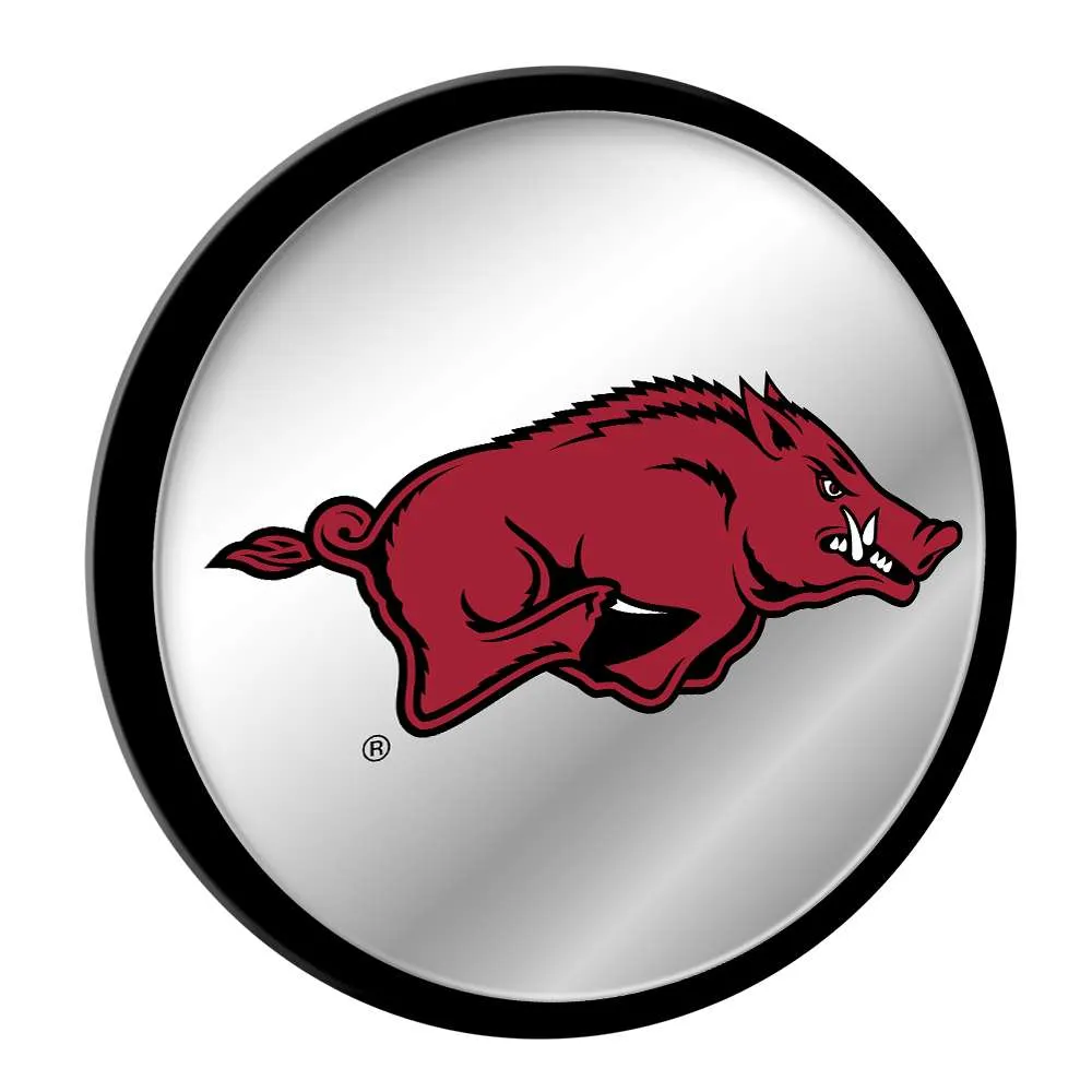 Arkansas Razorbacks: Mascot - Modern Disc Mirrored Wall Sign