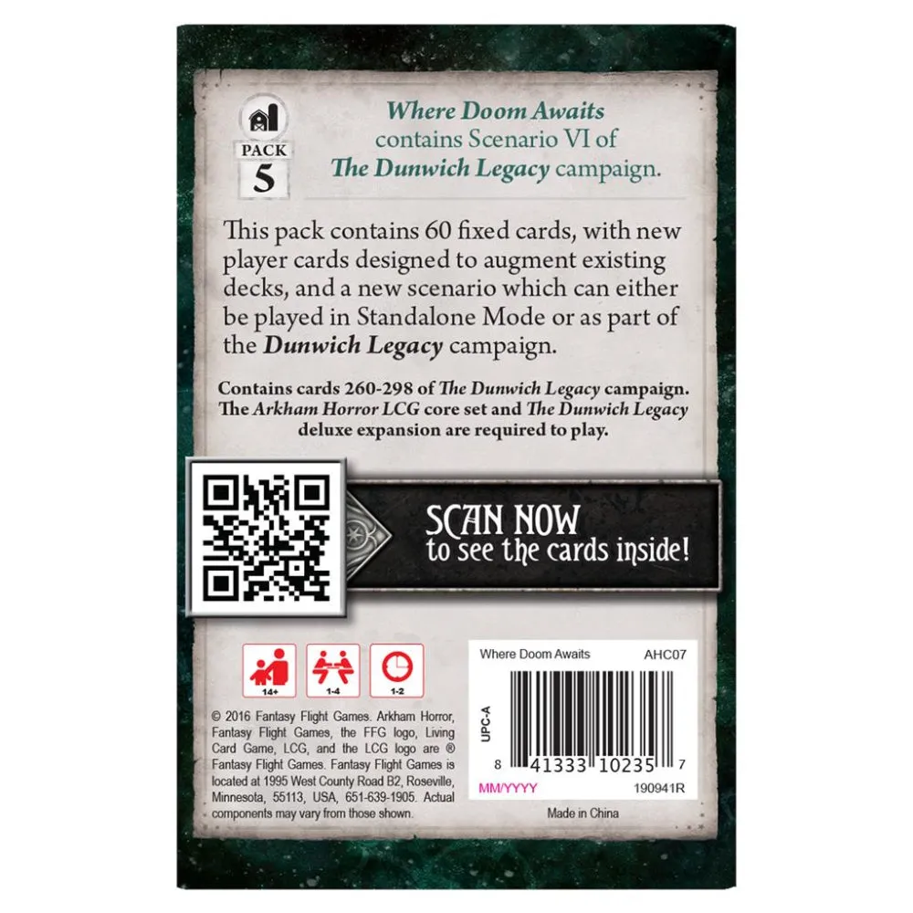 Arkham Horror LCG | Where Doom Awaits