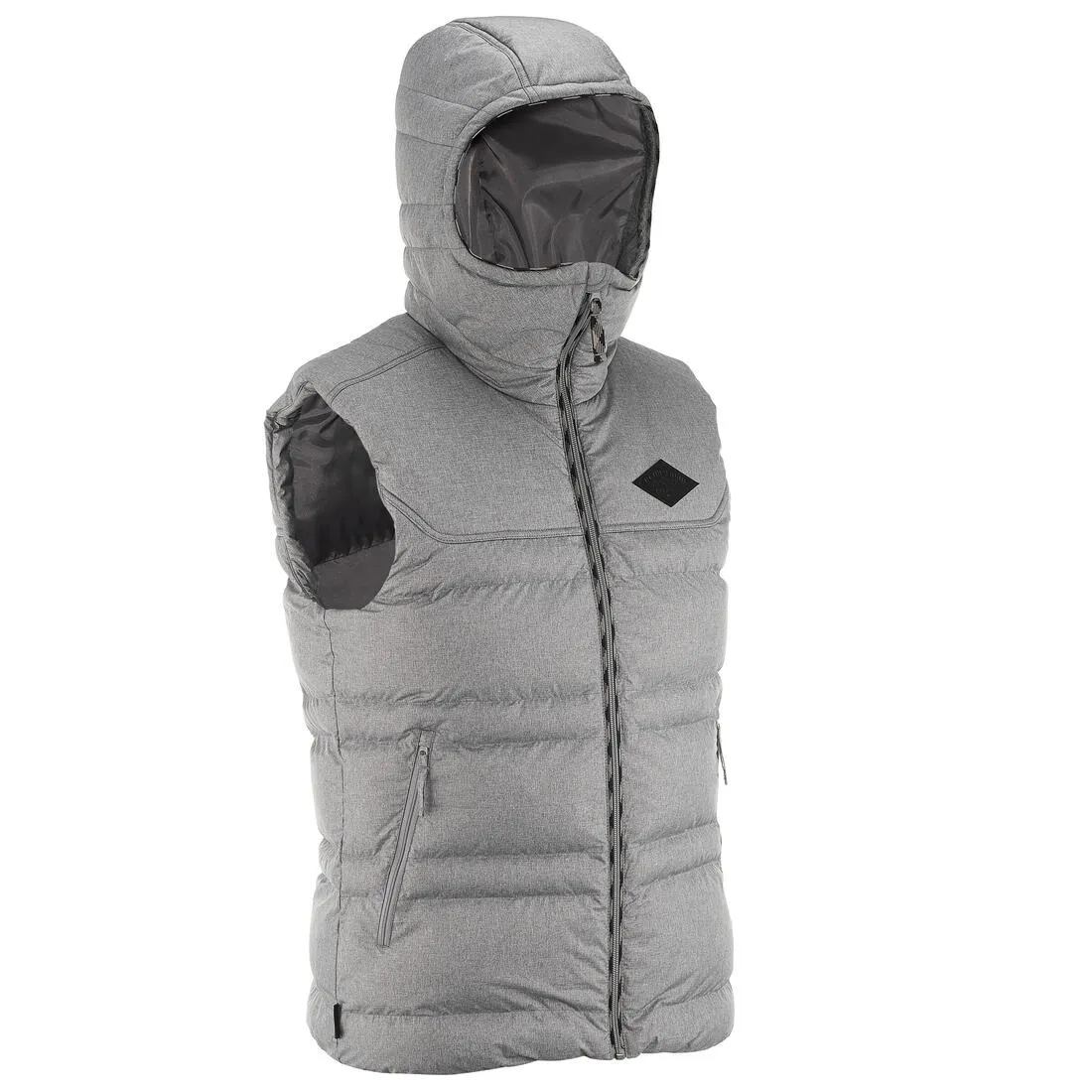 Arpenaz 600 mens brown trekking Gilet (sleeveless jacket)