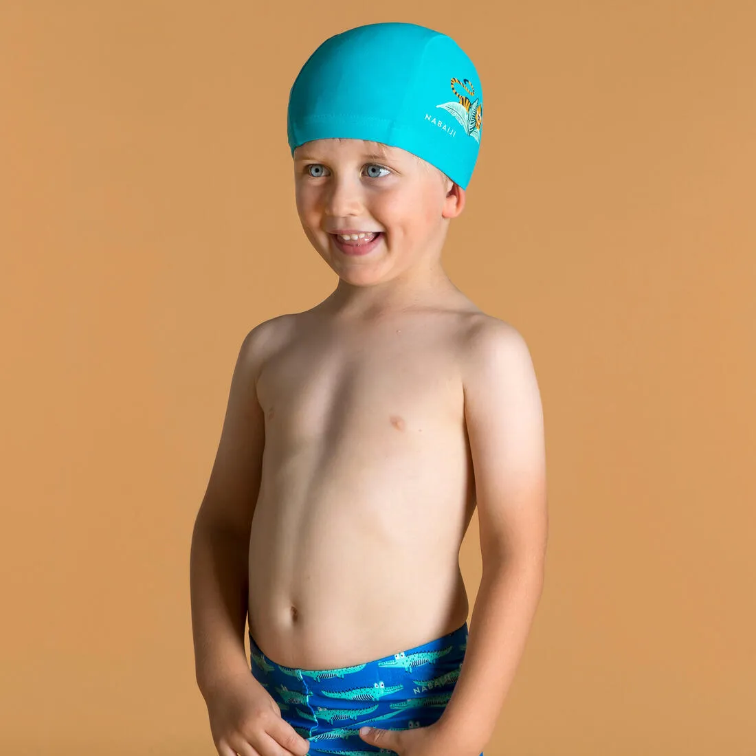 Baby Bathing Cap Gazelle Mesh Print