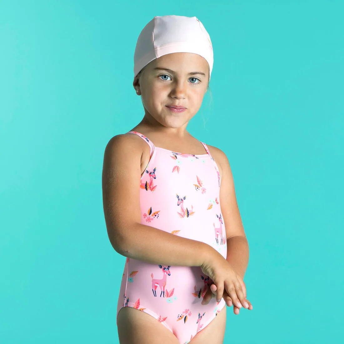 Baby Bathing Cap Gazelle Mesh Print