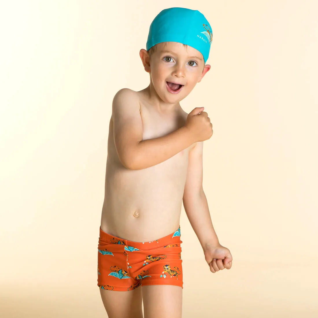 Baby Bathing Cap Gazelle Mesh Print