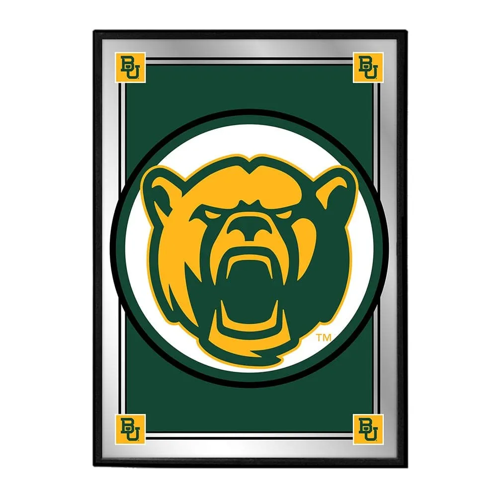 Baylor Bears: Team Spirit, Bear - Framed Mirrored Wall Sign