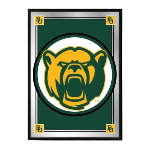 Baylor Bears: Team Spirit, Bear - Framed Mirrored Wall Sign
