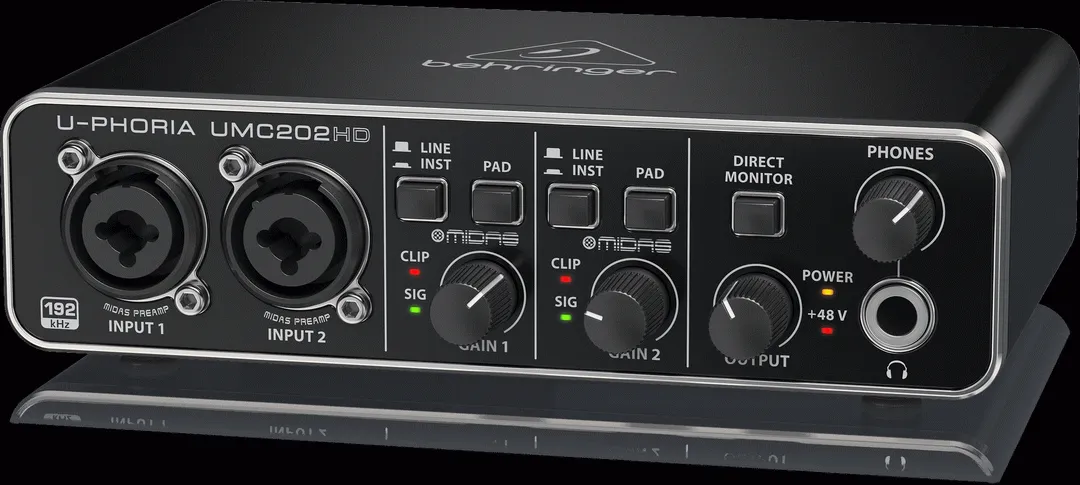 BEHRINGER U-PHORIA UMC202HD INTERFACE