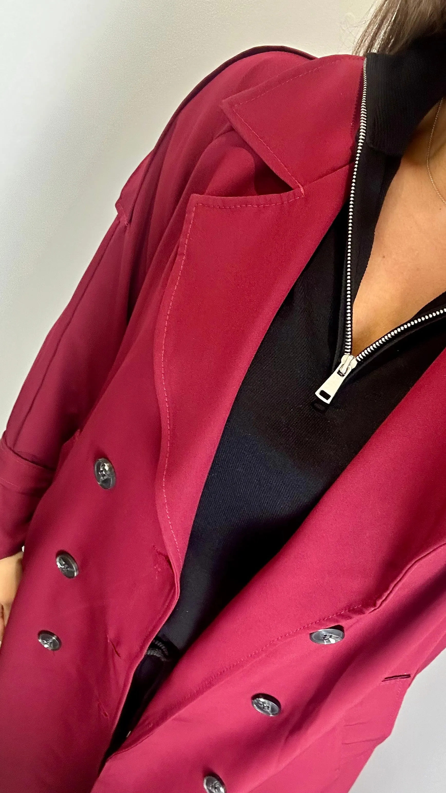 BERRY LIGHTWEIGHT TRENCH COAT