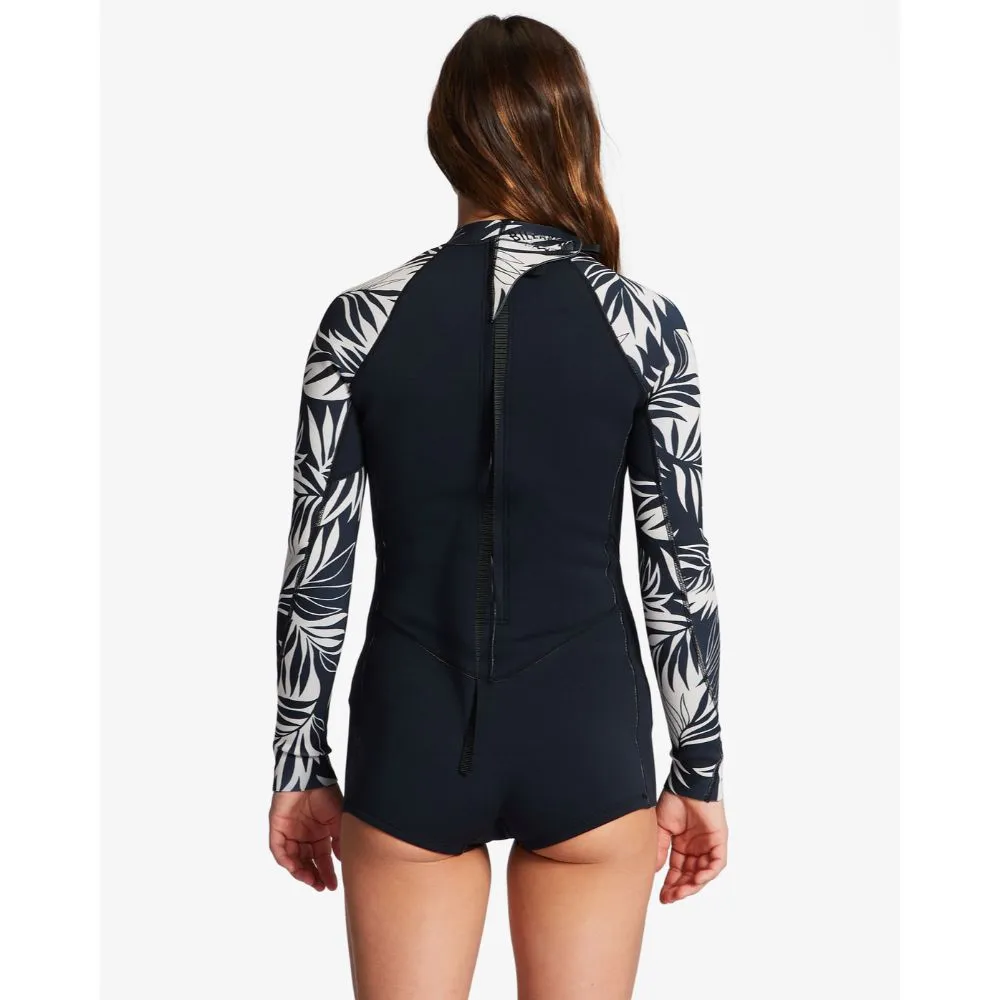 BILLABONG WMS SPRING FEVER 2MM BACK ZIP IN PARADISE