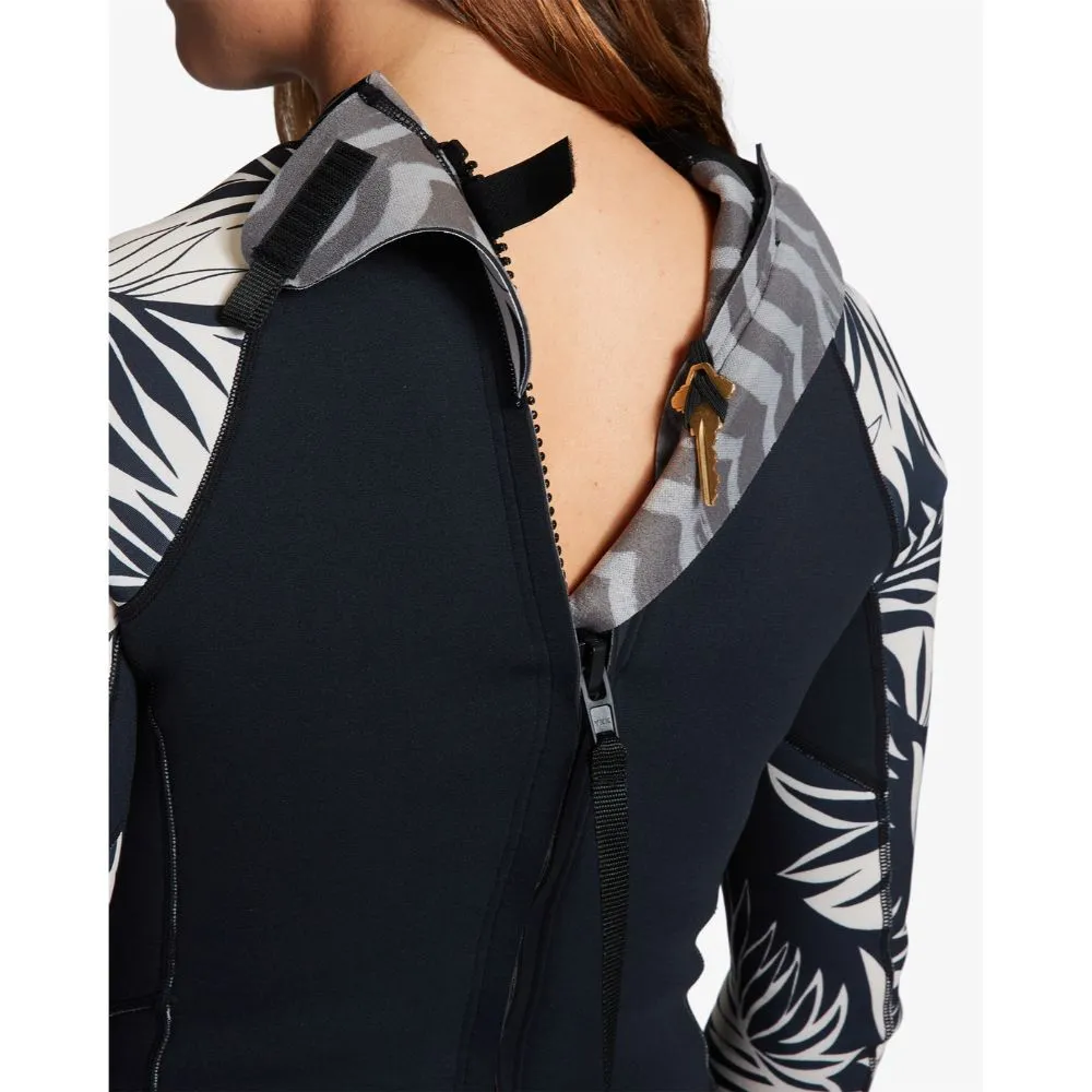 BILLABONG WMS SPRING FEVER 2MM BACK ZIP IN PARADISE