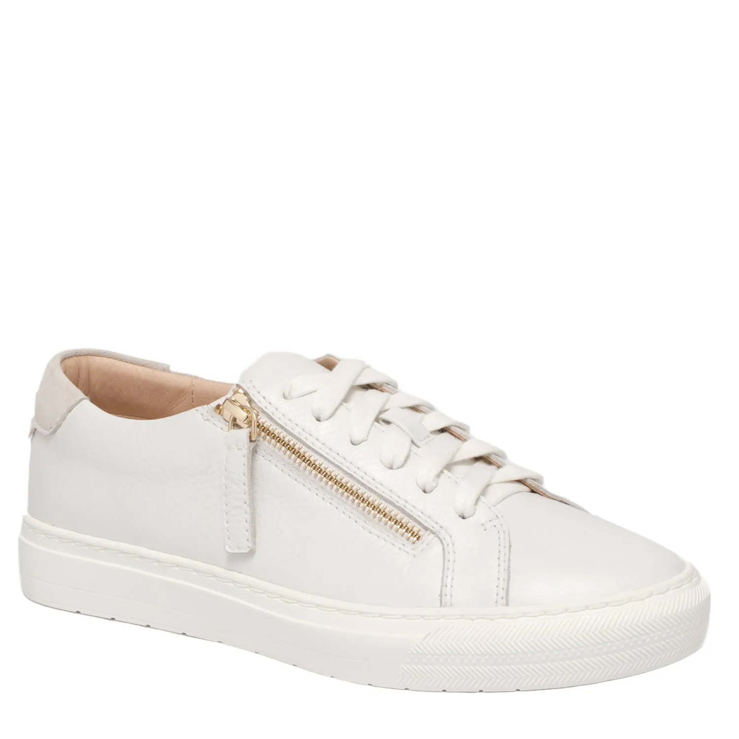 BILLIE - WHITE TUMBLED LEATHER