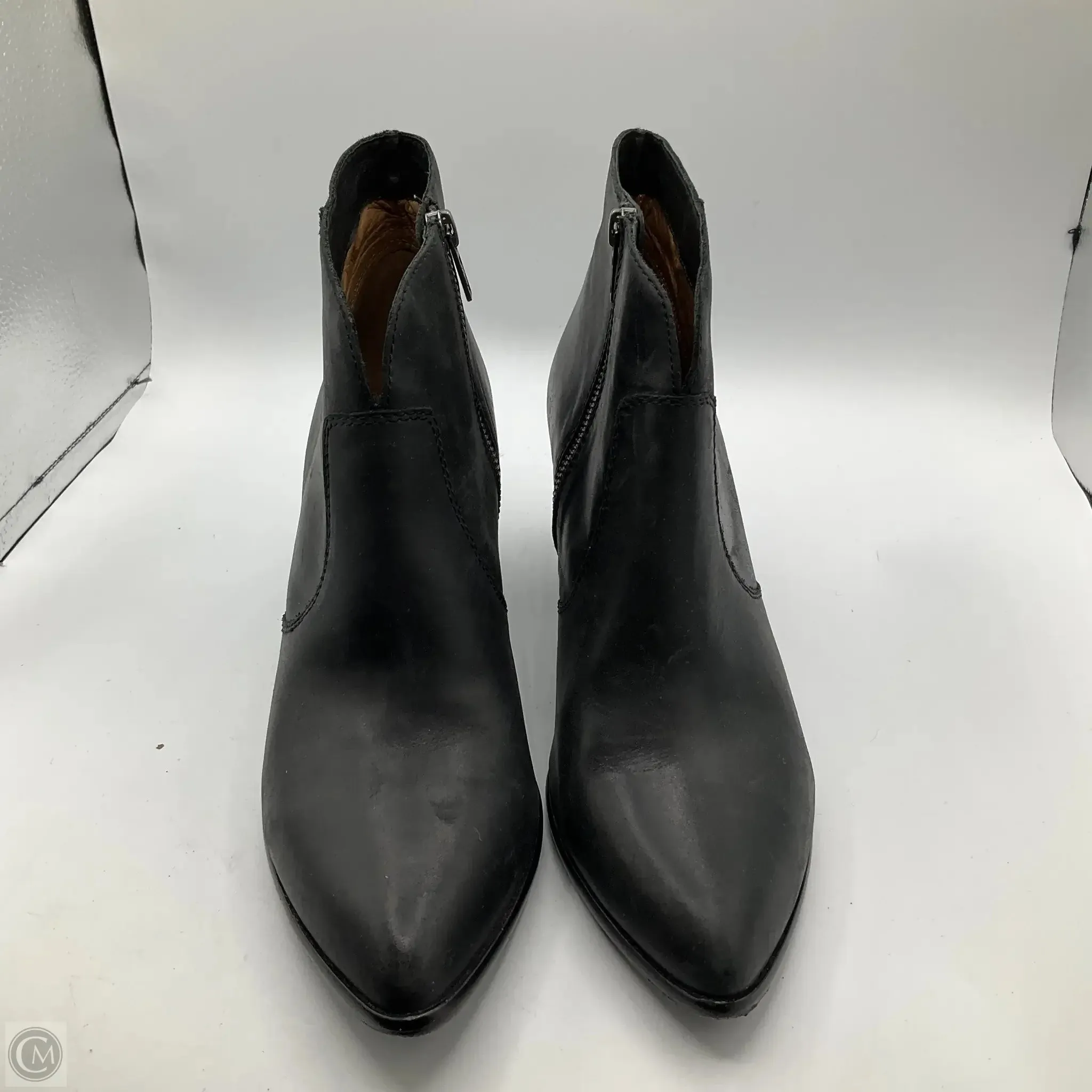Boots Ankle Heels By Frye In Black, Size: 11