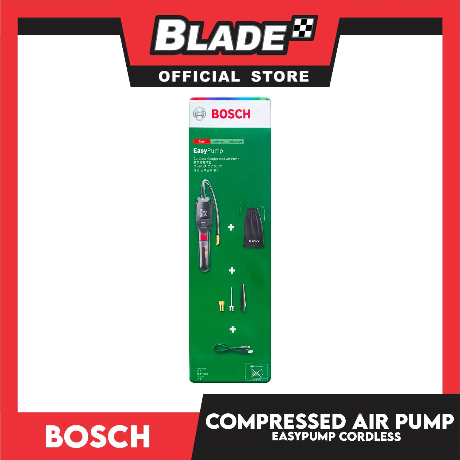 Bosch Easypump Cordless Air Pump 150PSI 0603947080