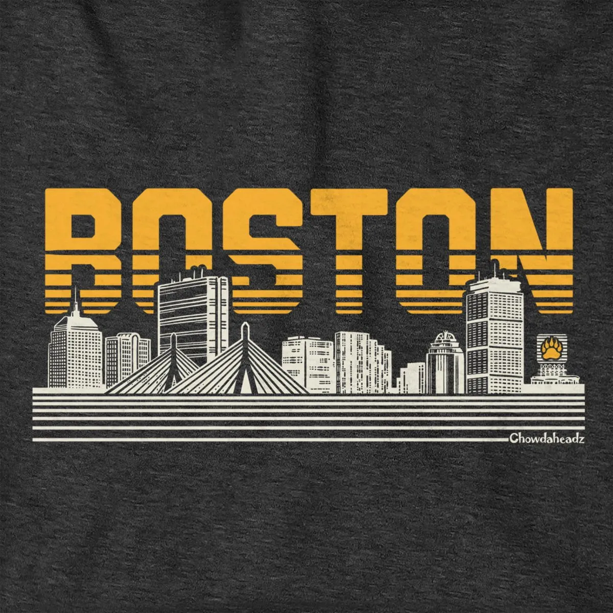 Boston Lined Cityscape Hoodie