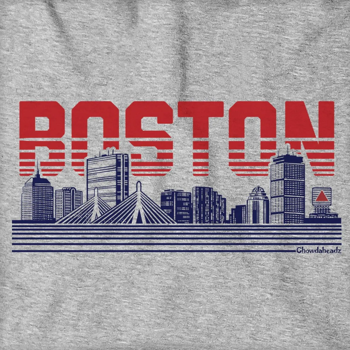 Boston Lined Cityscape Hoodie