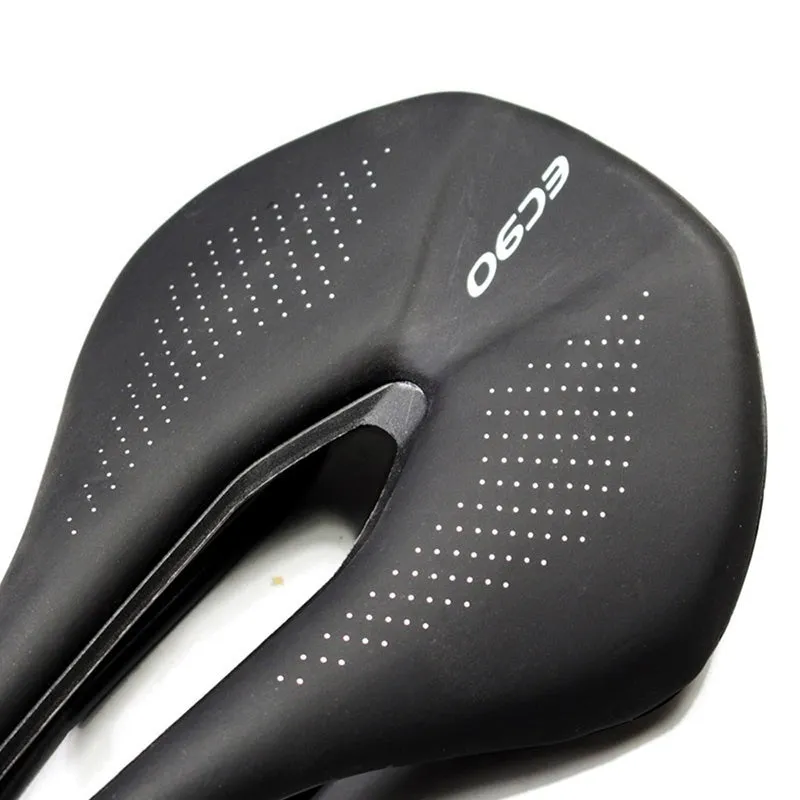 Breathable Bicycle Seat Saddle MTB Ergonomic Groove Bike Saddle EV Soft Cushion 240*143mm Training Type Road Bike Racing Saddle