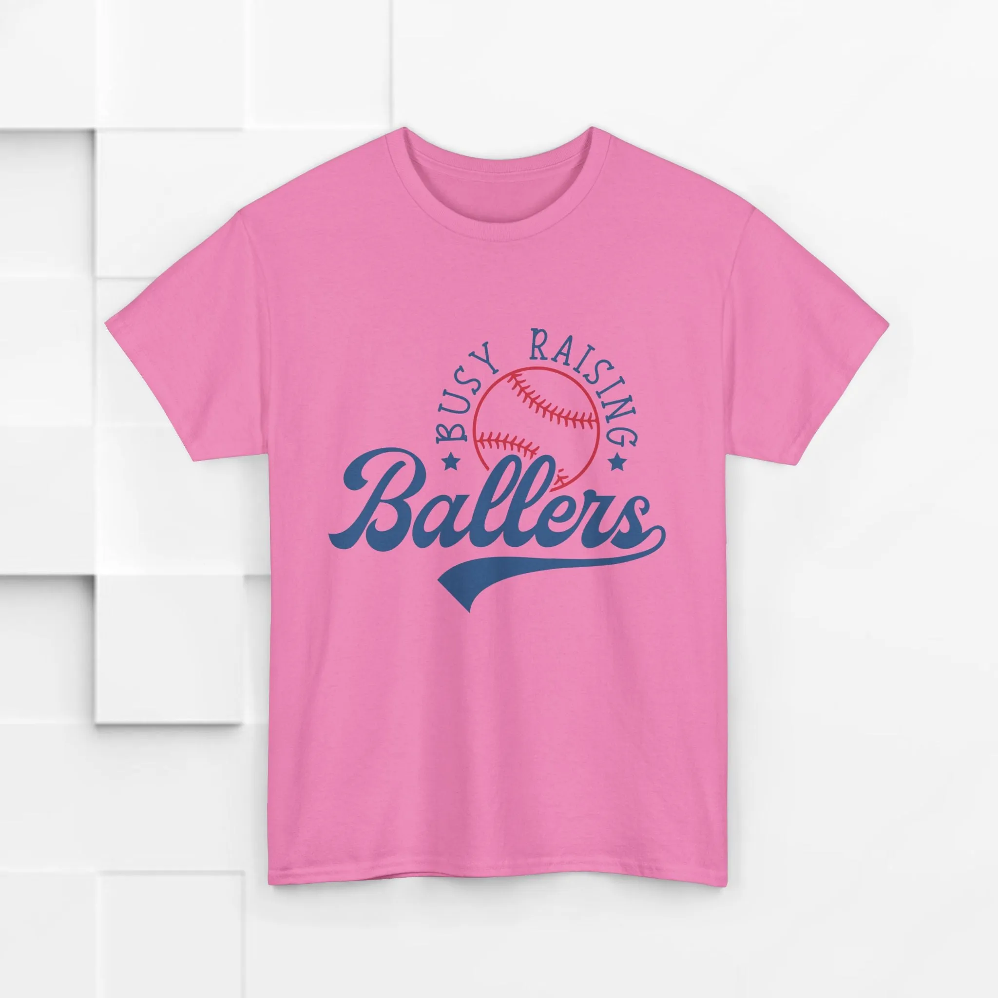 Busy Raising Ballers Unisex Heavy Cotton Tee