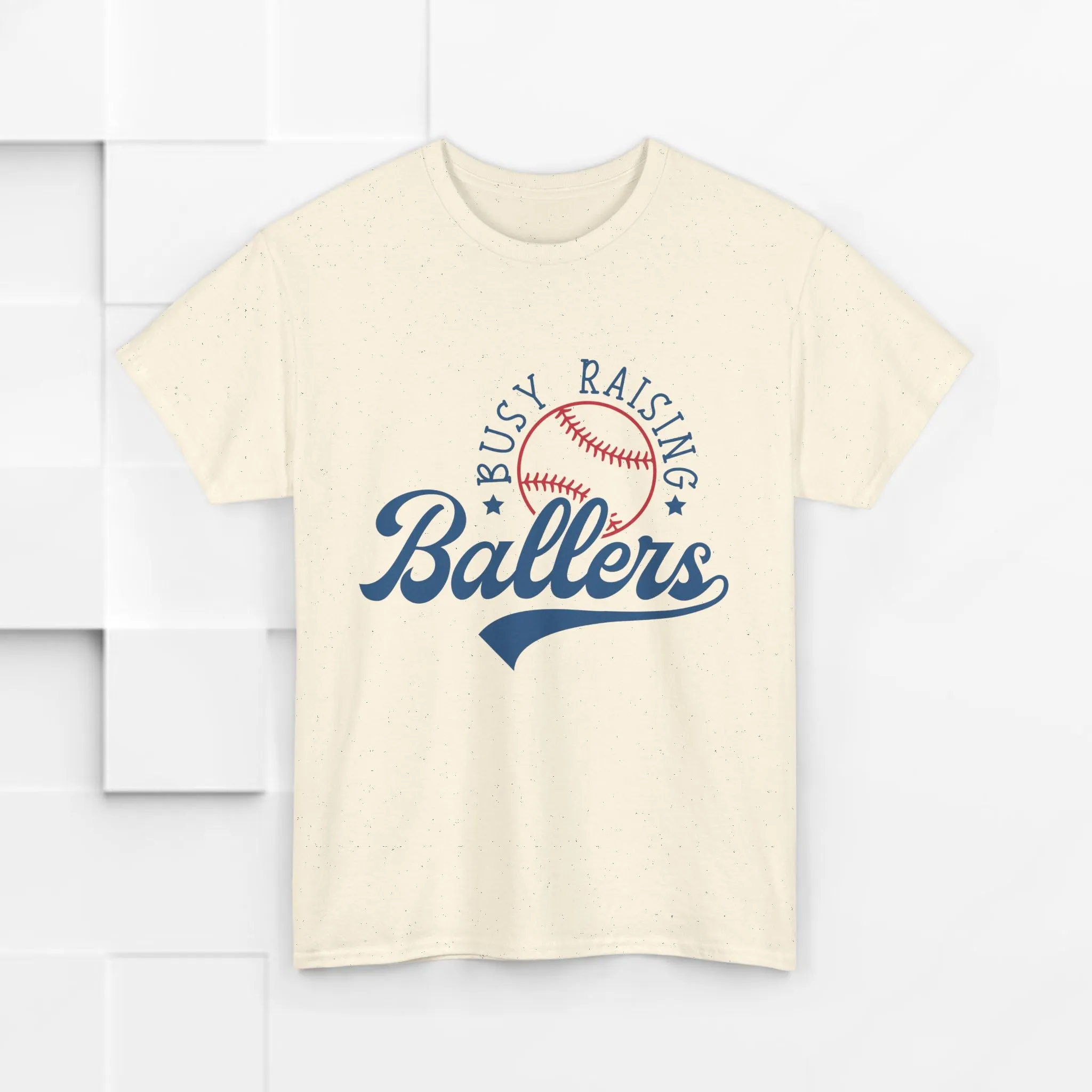 Busy Raising Ballers Unisex Heavy Cotton Tee