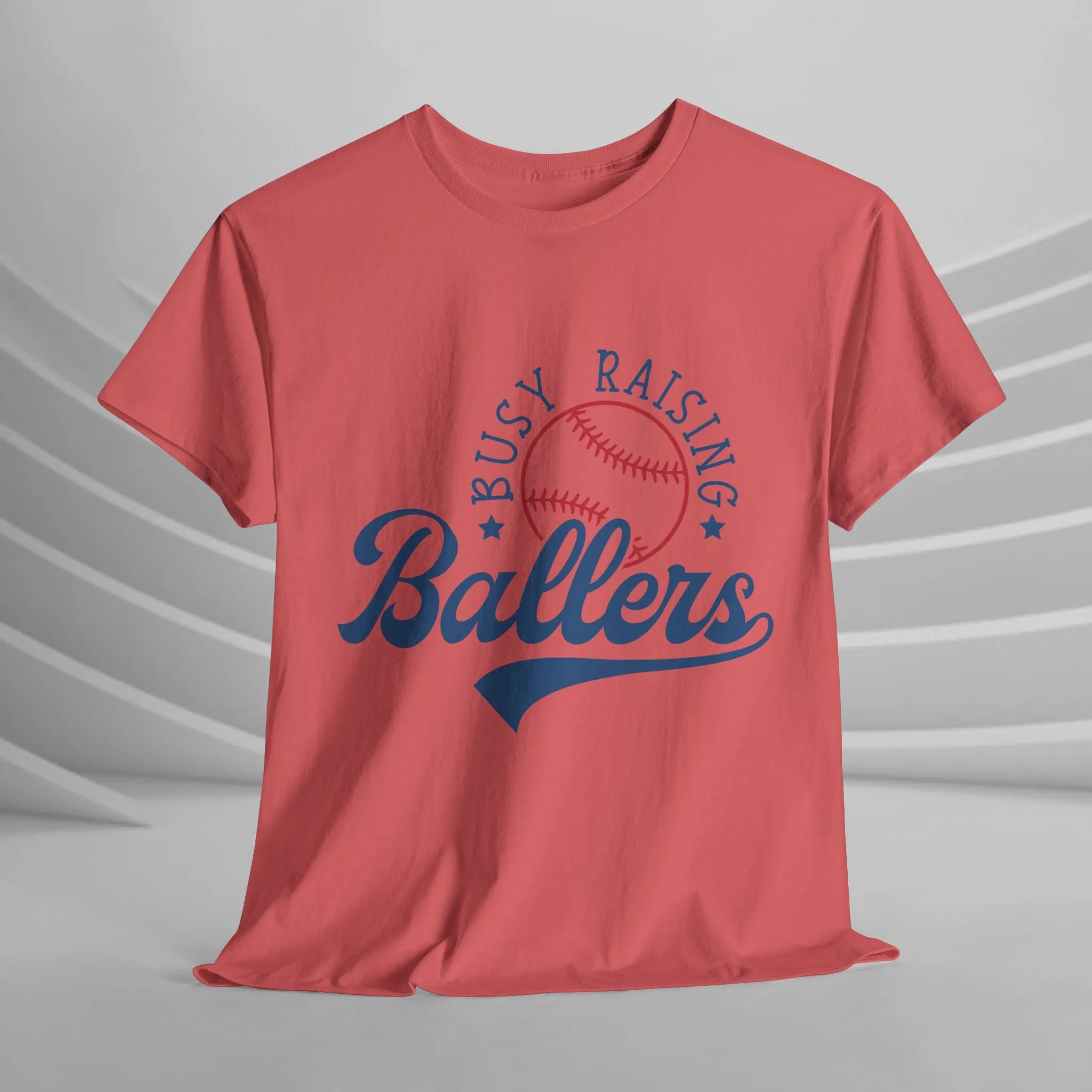 Busy Raising Ballers Unisex Heavy Cotton Tee