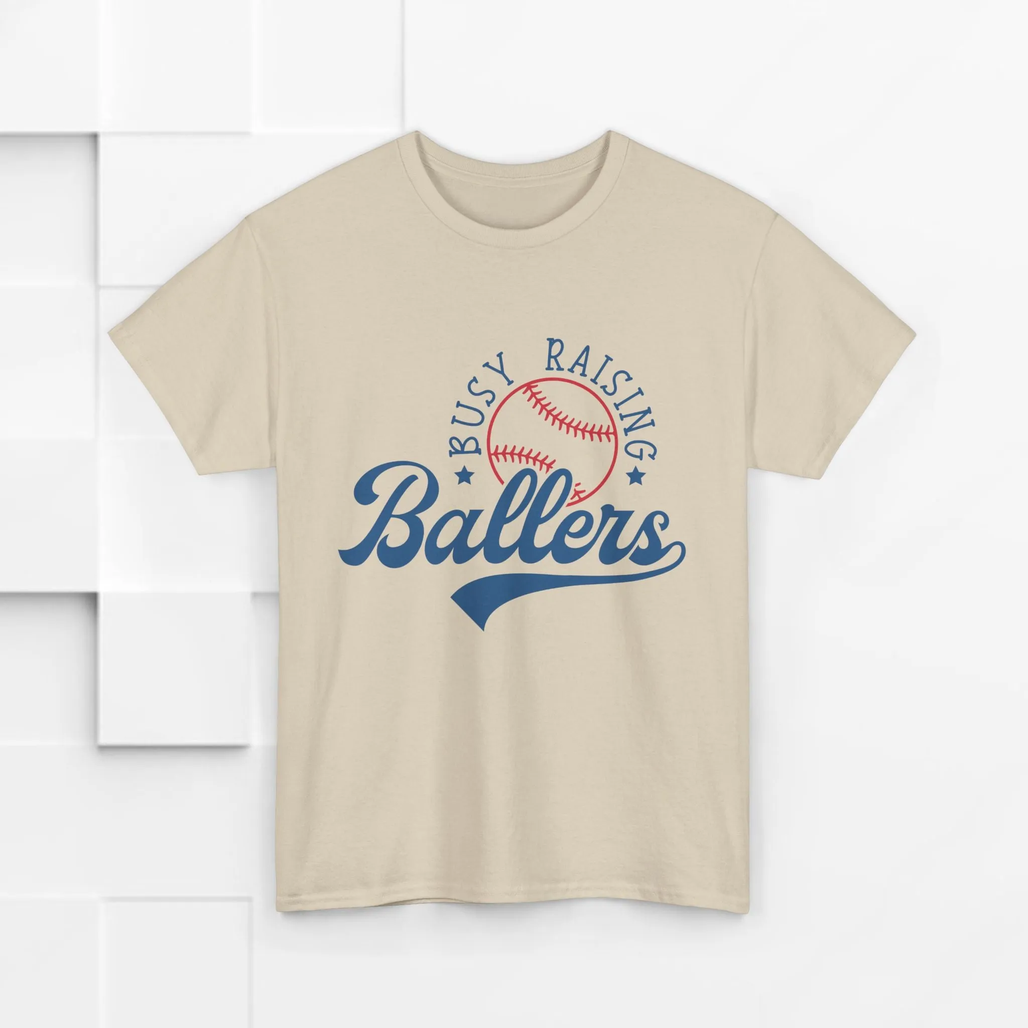 Busy Raising Ballers Unisex Heavy Cotton Tee