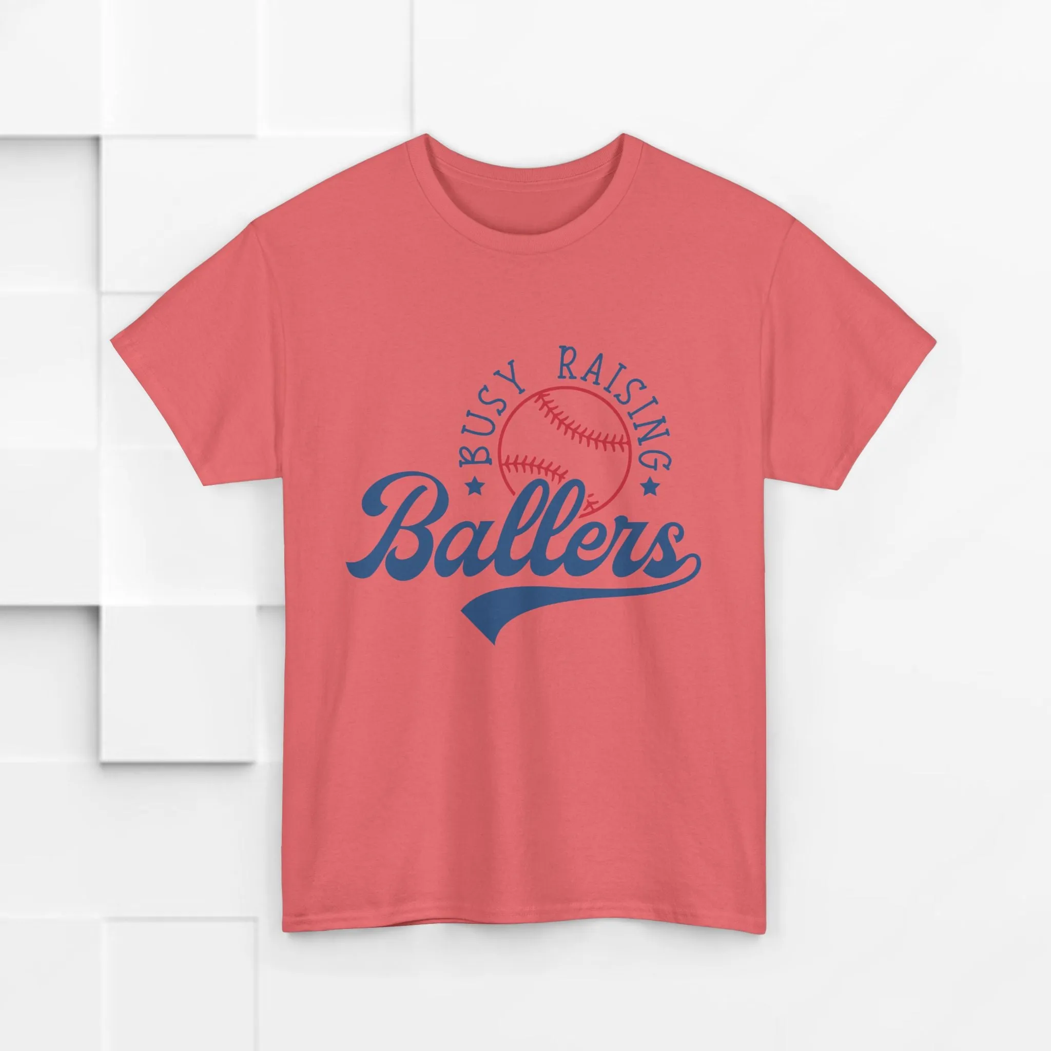 Busy Raising Ballers Unisex Heavy Cotton Tee