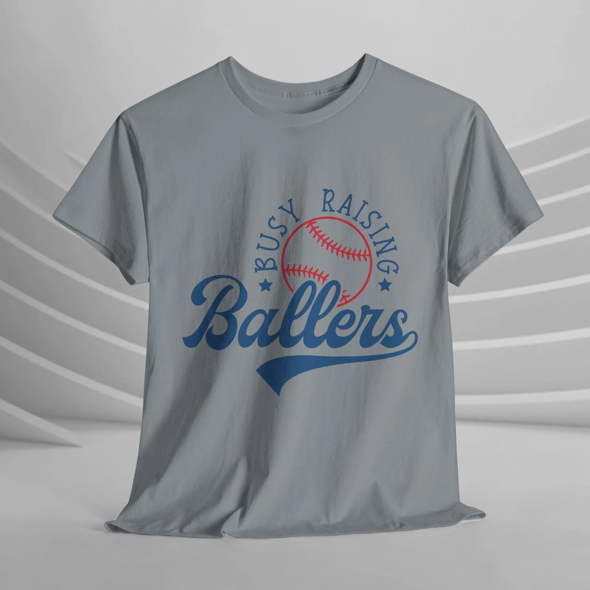 Busy Raising Ballers Unisex Heavy Cotton Tee