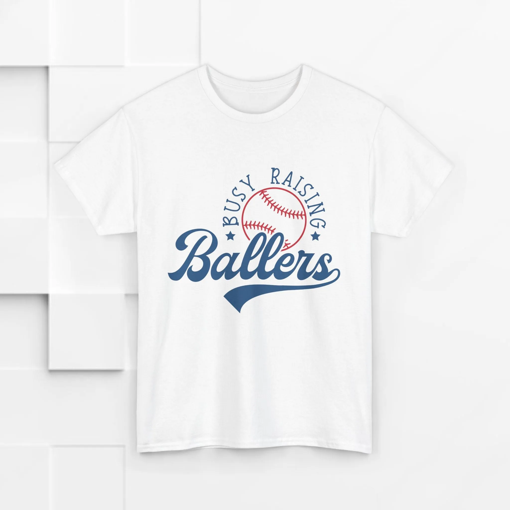 Busy Raising Ballers Unisex Heavy Cotton Tee