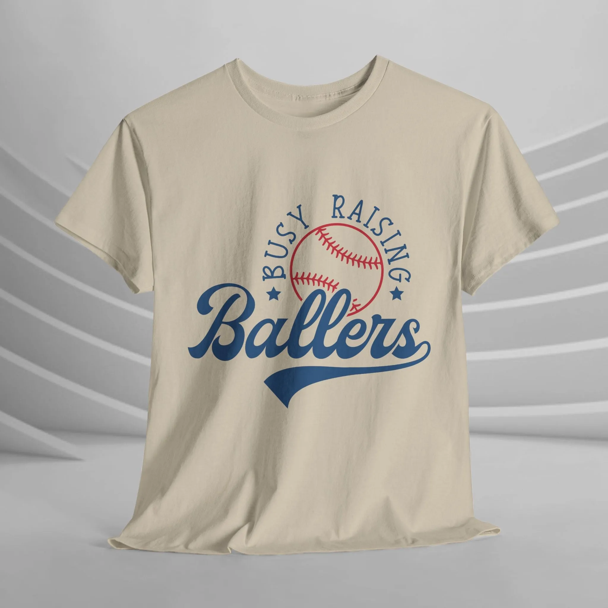 Busy Raising Ballers Unisex Heavy Cotton Tee