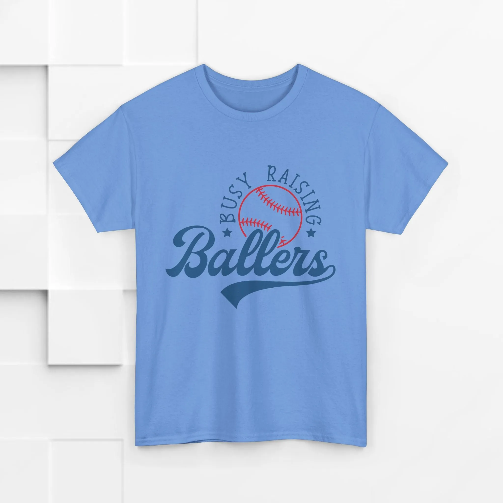 Busy Raising Ballers Unisex Heavy Cotton Tee