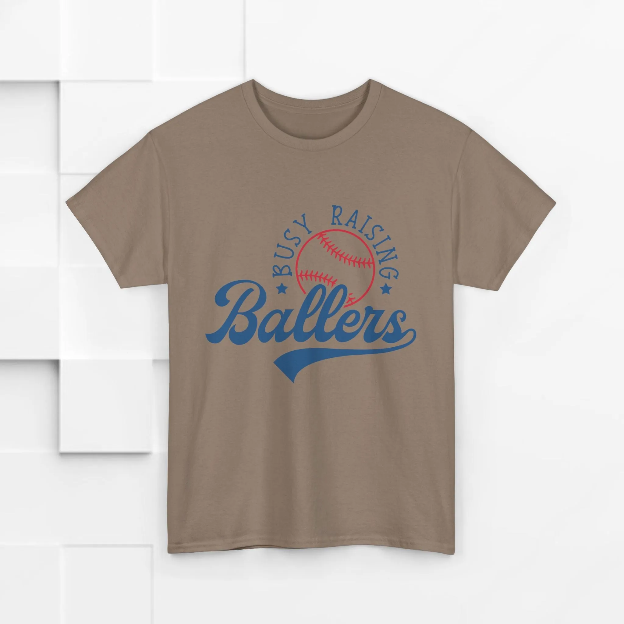 Busy Raising Ballers Unisex Heavy Cotton Tee