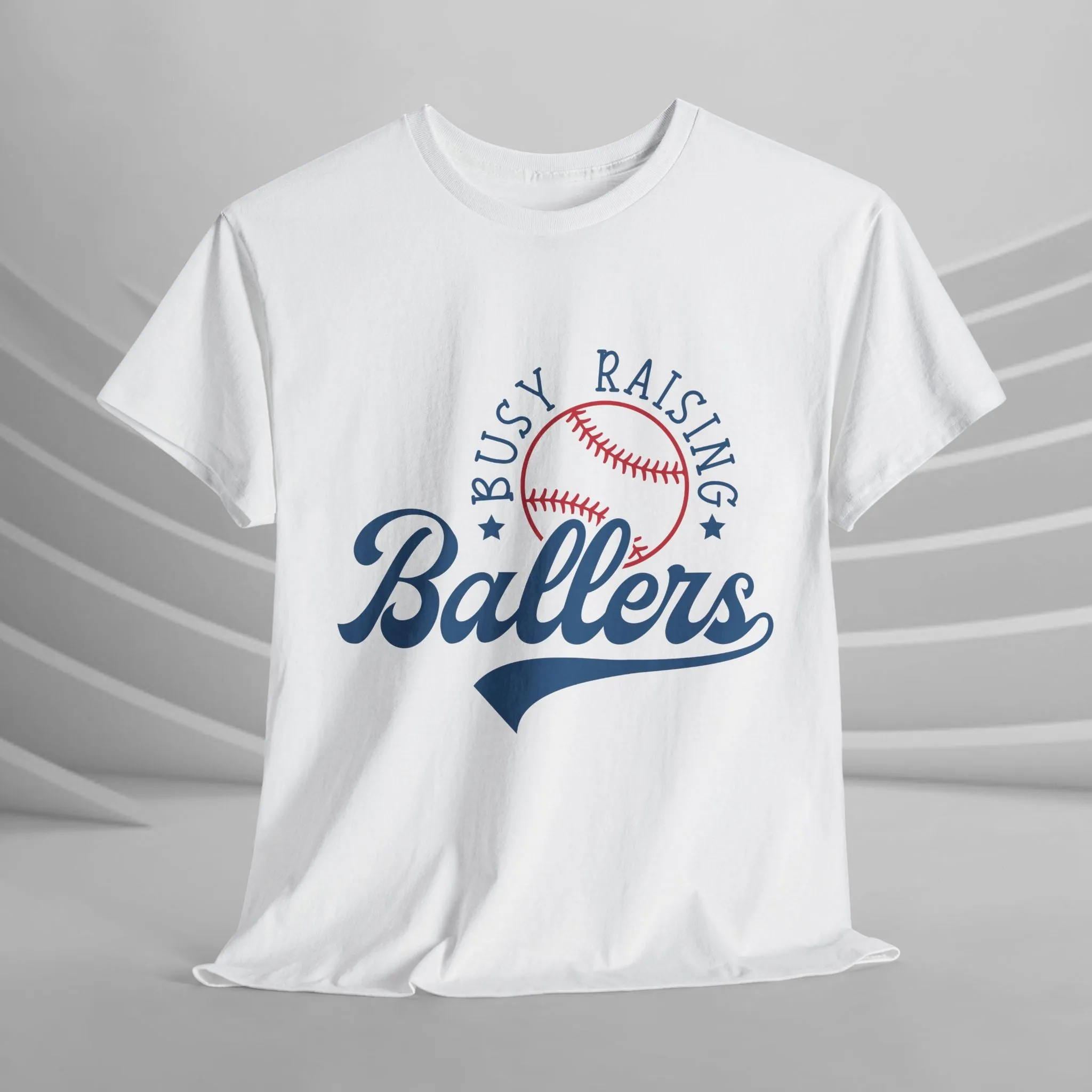Busy Raising Ballers Unisex Heavy Cotton Tee