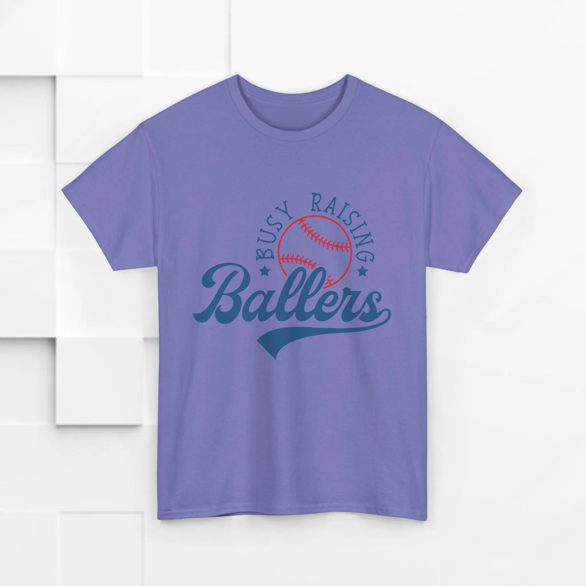 Busy Raising Ballers Unisex Heavy Cotton Tee
